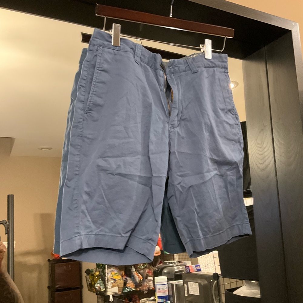 (Sue) B1G1 J. Crew Blue Flat Front Shorts Lightweight Casual
